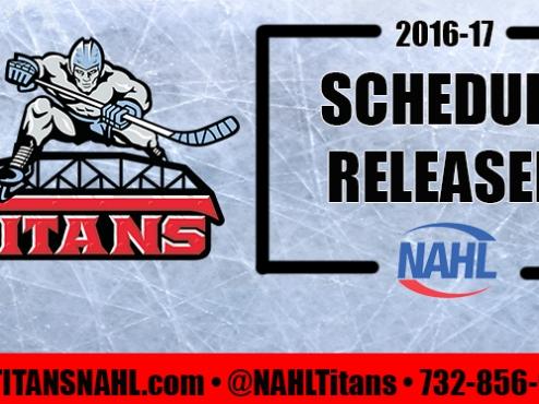 New Jersey Titans Announce 2016-17 Game Schedule