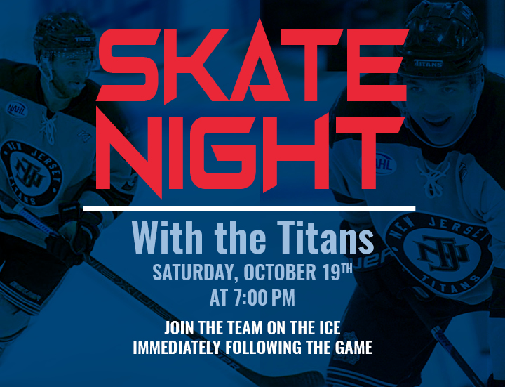 Skate Night with Titans announced for October 19