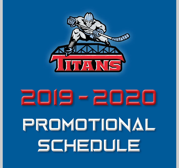 Titans announce 2019-20 Promotional Schedule
