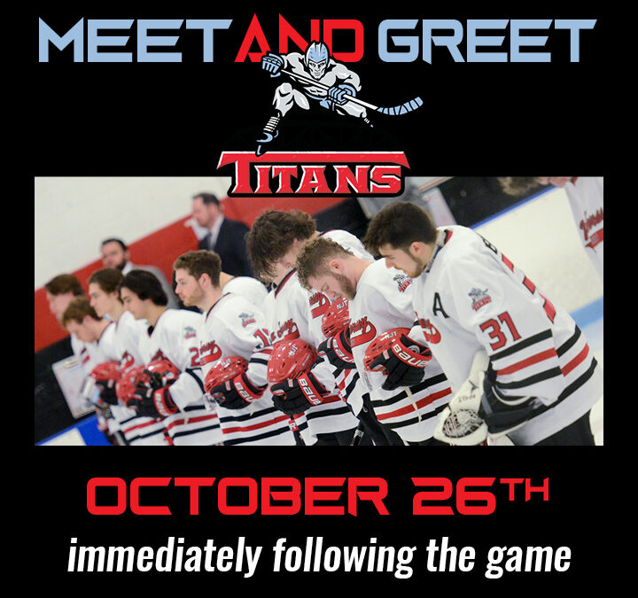 Titans to hold Meet & Greet after October 26th Game