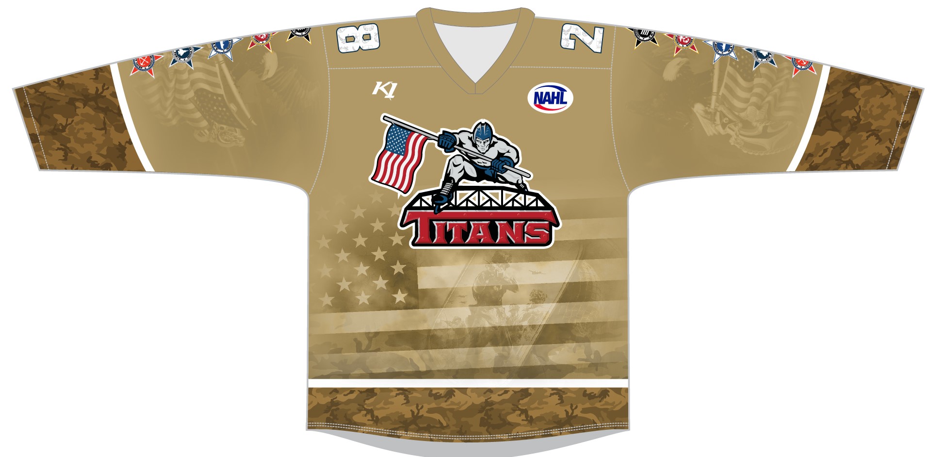 Titans to wear and auction military jerseys January 24 weekend