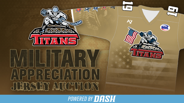 Bidding now open for Titans Military Jerseys auction