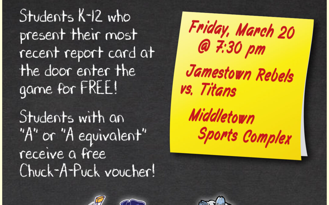 Titans announce report card night for March 20