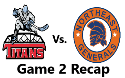 Garbe’s natural hat trick leads Titans to 4 – 2 win over Generals