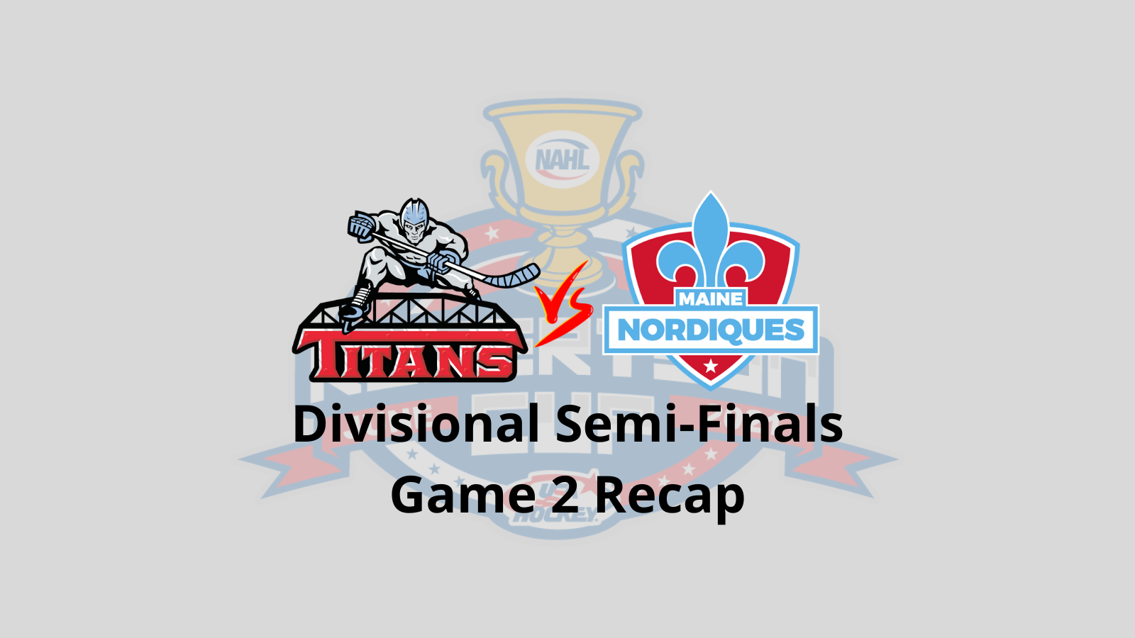 Series tied at one after two, first-period goals propel Titans to 4 – 1 win over Nordiques