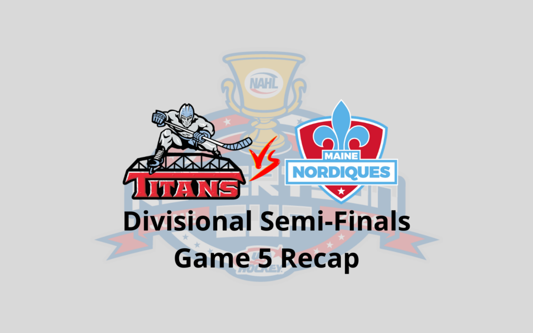 Nordiques score three in the second to win 5 – 3 and oust Titans from playoffs