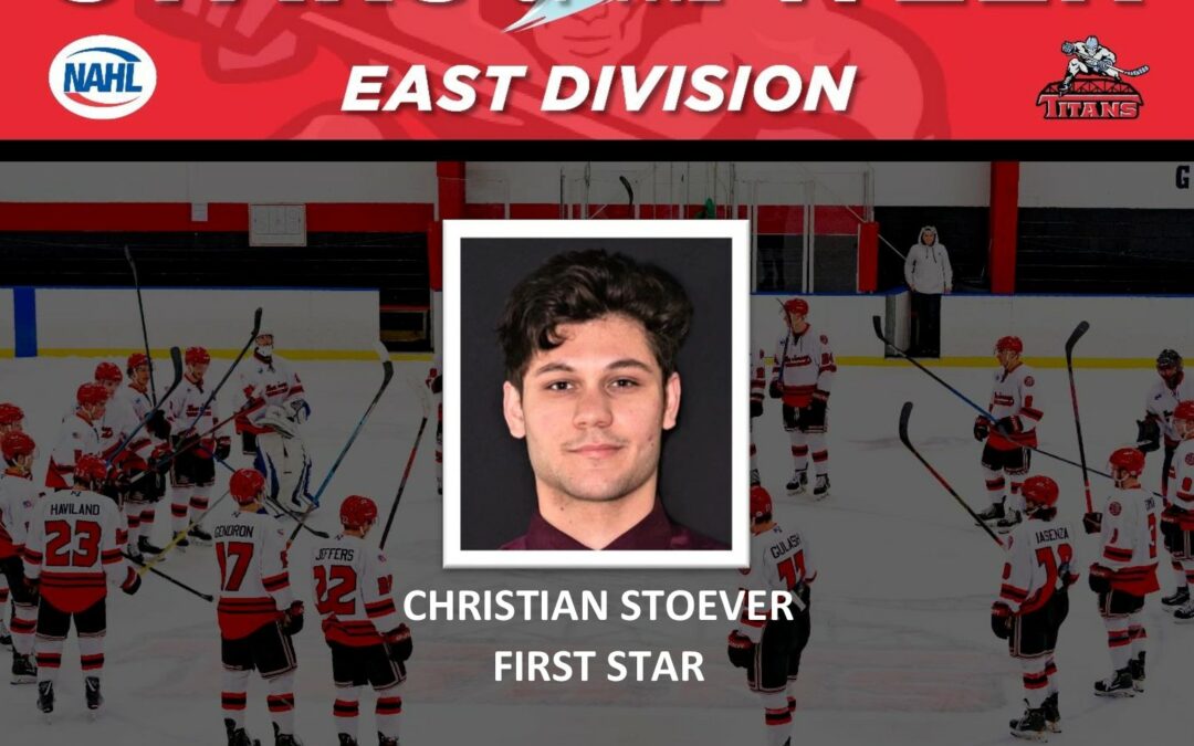 Stoever named NAHL’s East Division’s Star of the Week