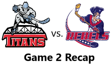 Rebels win 3 – 2 to snap Titans 8 game winning streak