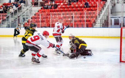 Calafiore’s hat trick helps Titans to 6 – 5 come from behind victory over Black Bears