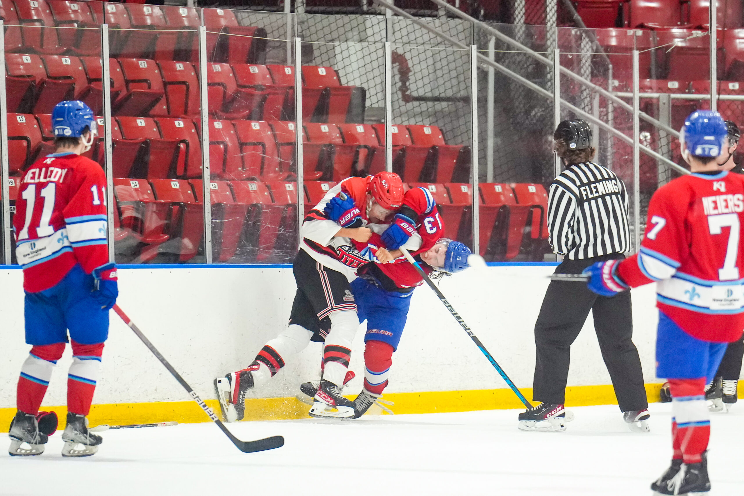 Titans fall 6 – 5 in OT to Nordiques in seesaw game