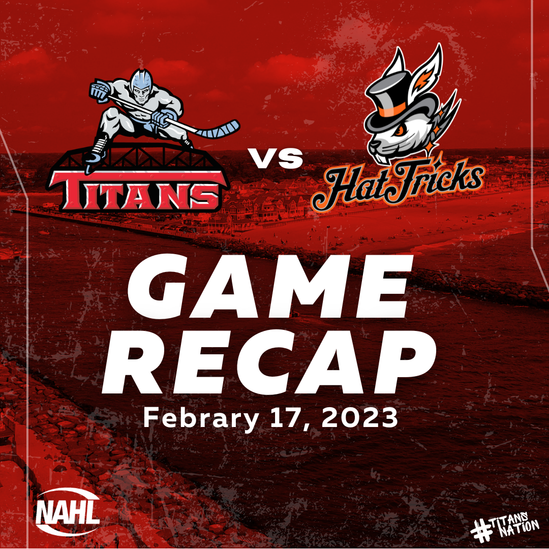 Sanborn, Young lead Titans charge in 6 – 2 win over Jr. Hat Tricks