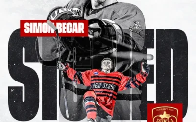 Becar Signs Professional Contract